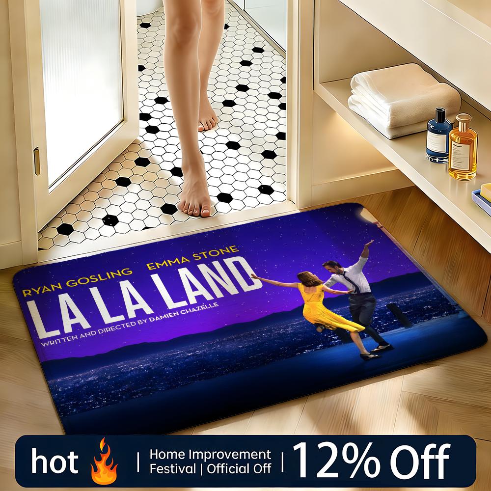 Home Landing Textiles - Мягкий впитывающий нескользящий коврик для пола