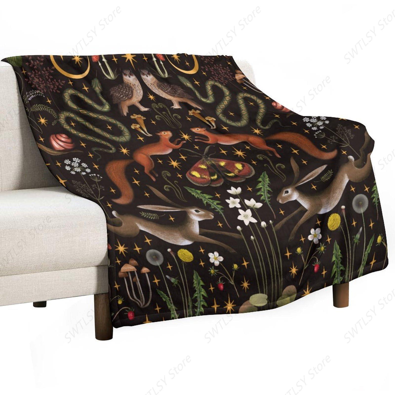 Home Landing Textiles - Одеяло в деревенском стиле с лесом,