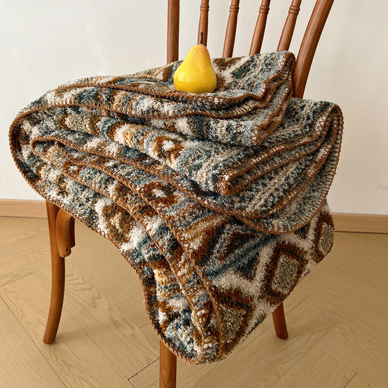 Home Textiles Europe - Элитное богемное мягкое плюшевое одеяло, многофункциональное