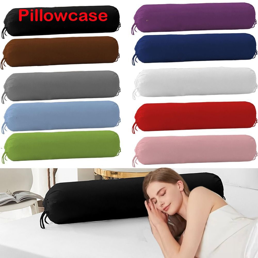 Bolster Pillow Long - Однотонная длинная цилиндрическая наволочка для подушки,