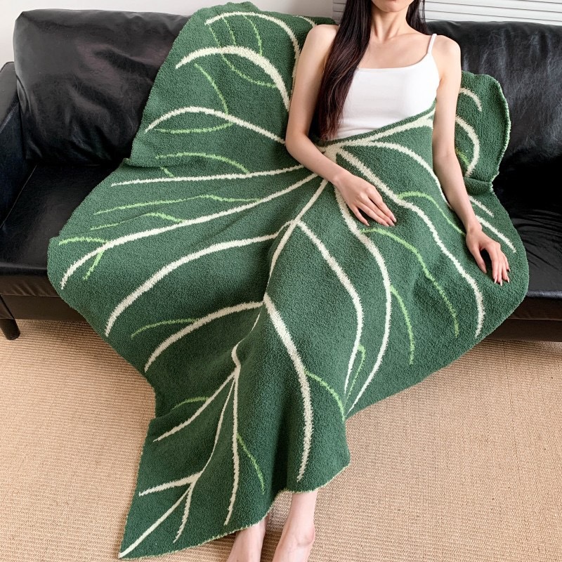 Home Textiles Europe - Креативное вязаное одеяло-плед с узором в