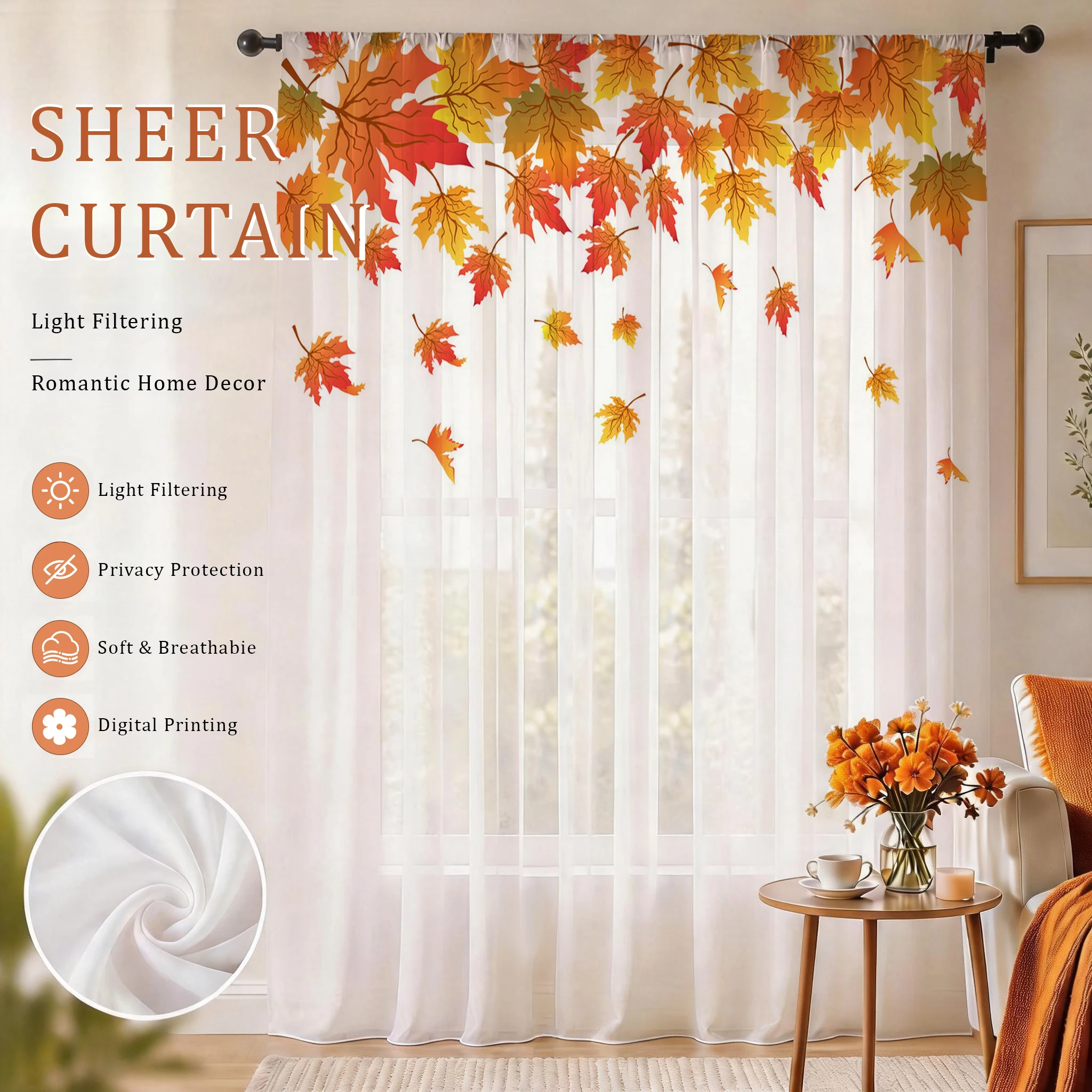 Современная градиентная полупр – обзор и цена Curtain Sheer Voile