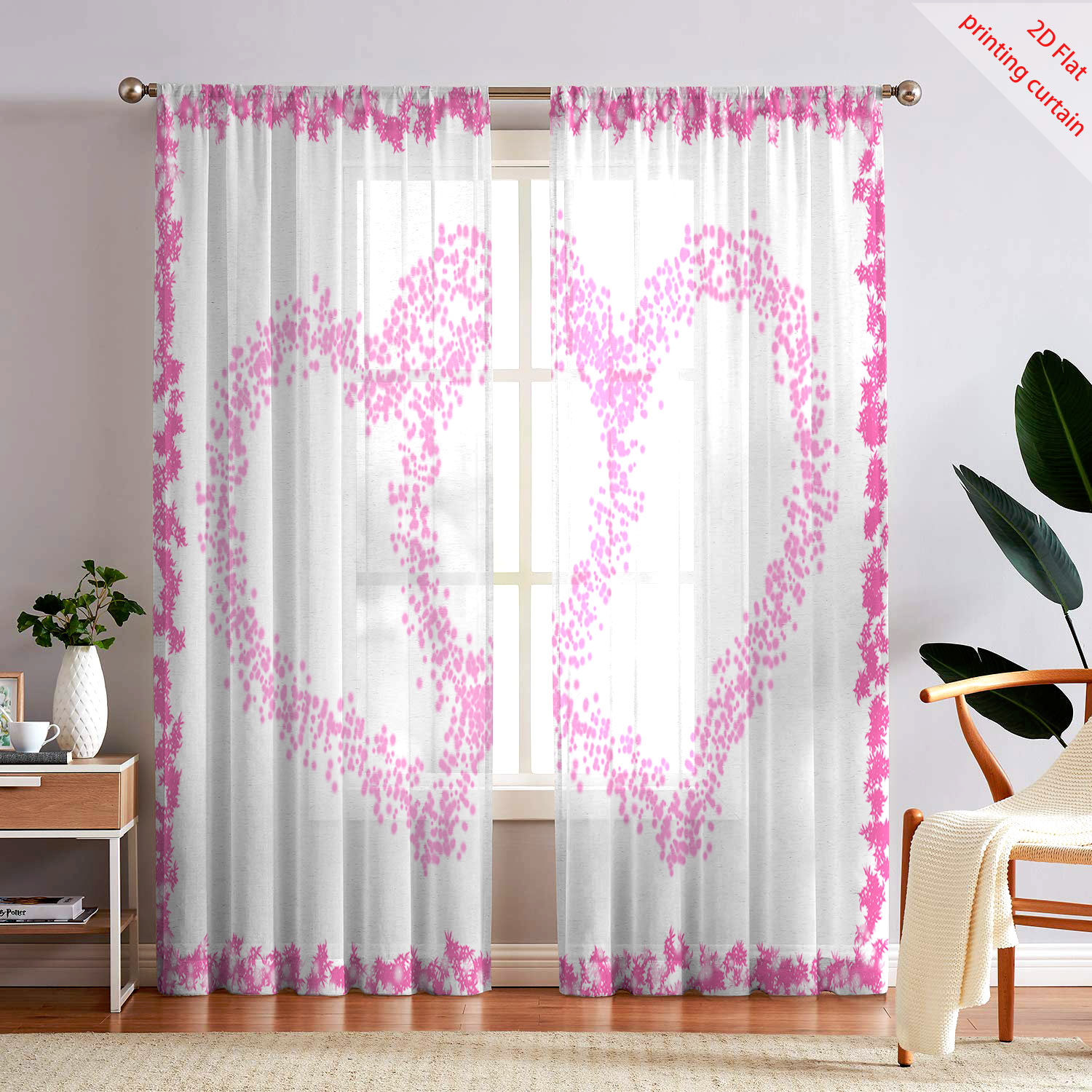 Прозрачная тюлевая занавеска с – обзор и цена Curtain Sheer Voile