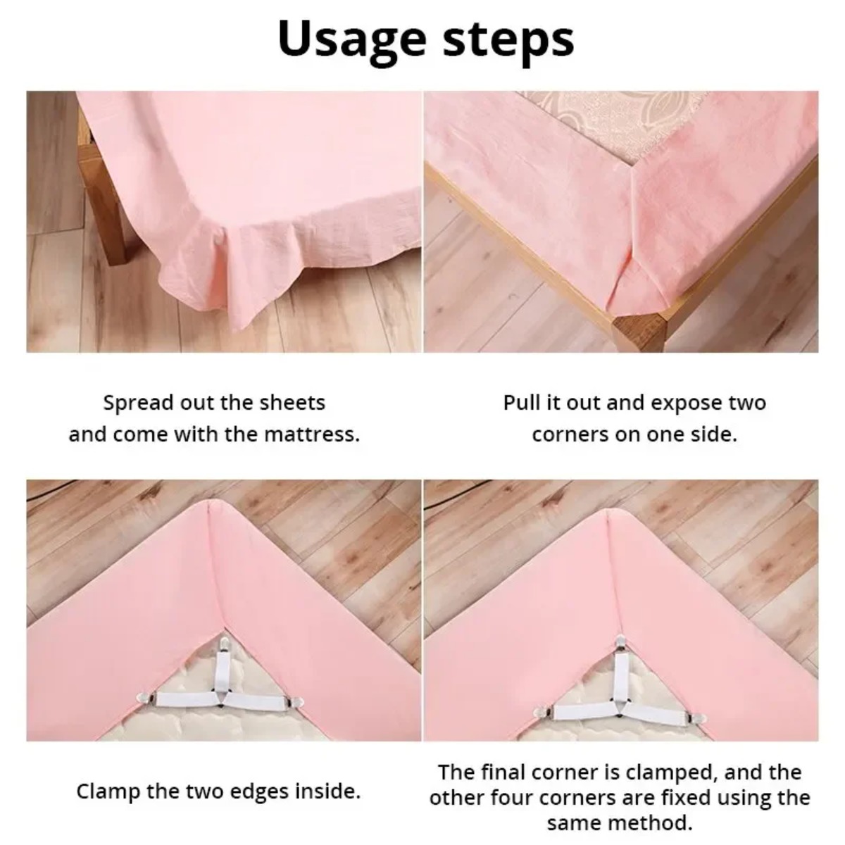 Крепления для простыней (4-8 ш – обзор и цена Fitted Sheet Deep