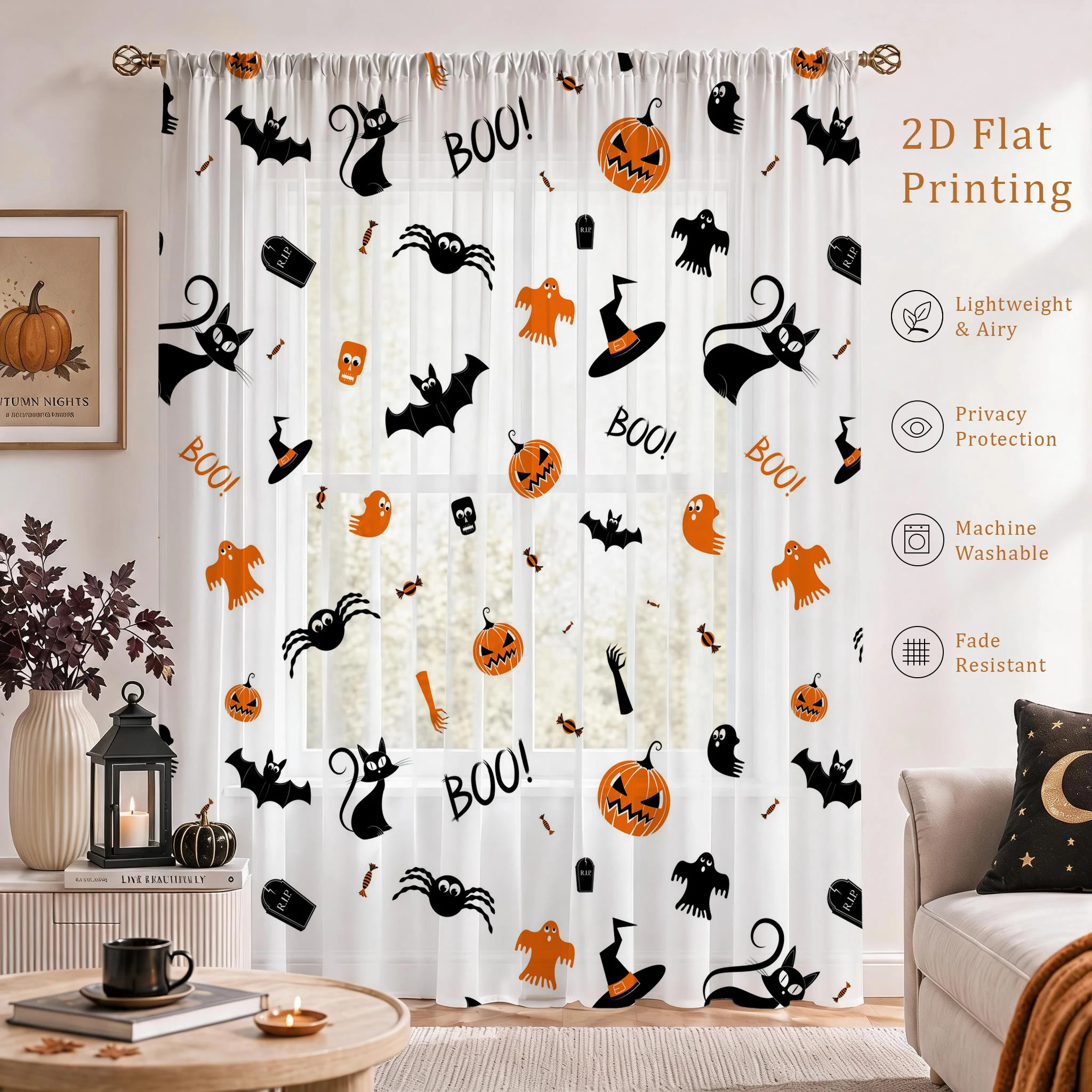 Прозрачная занавеска для Хэлло – обзор и цена Curtain Sheer Voile