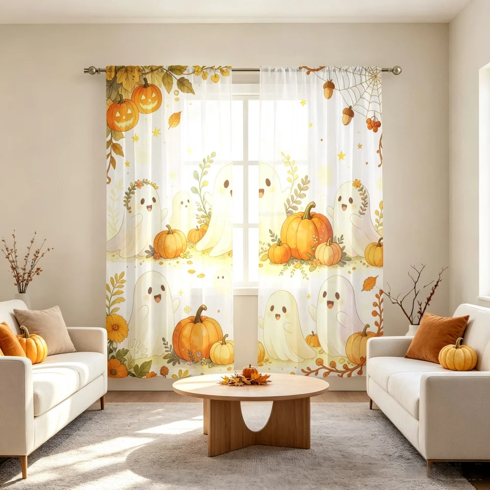 2 шт. Прозрачные шторы с цифро – обзор и цена Curtain Sheer Voile
