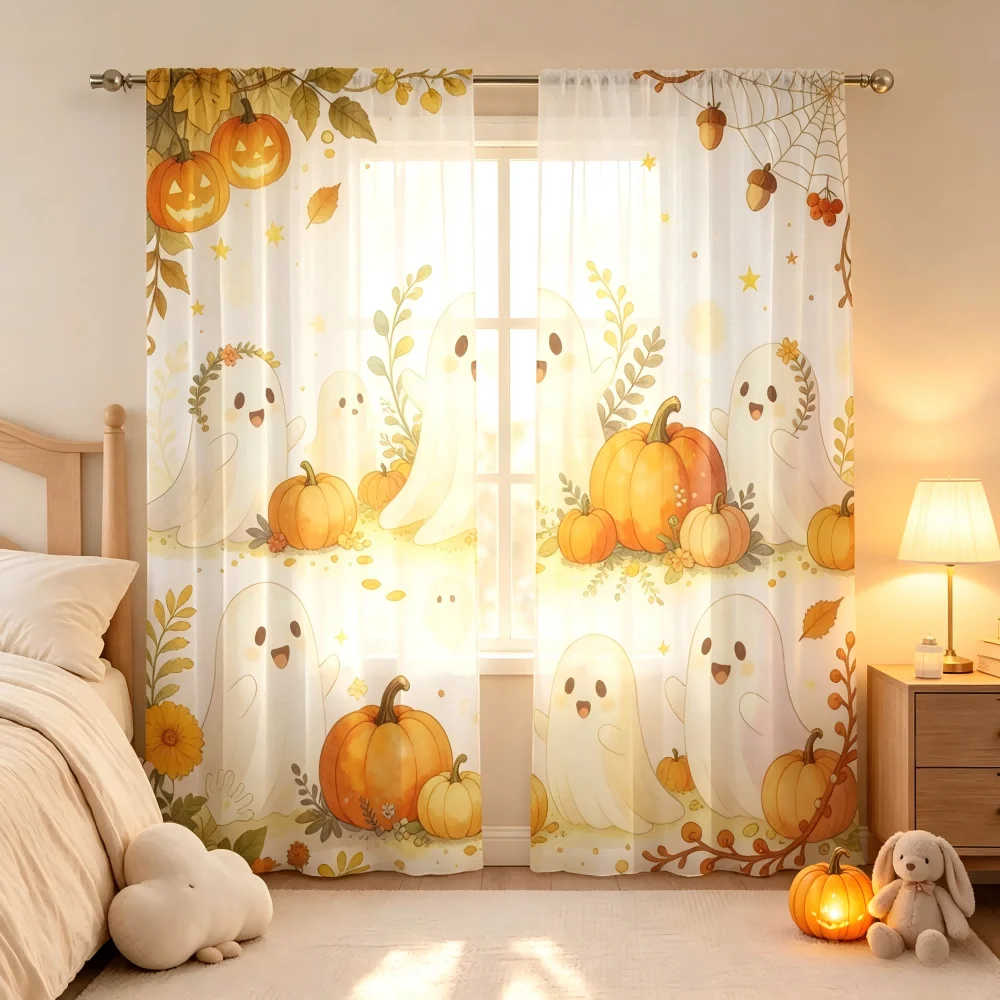2 шт. Прозрачные шторы с цифро – обзор и цена Curtain Sheer Voile